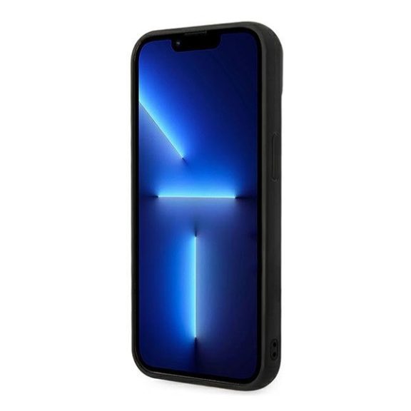 Karl Lagerfeld 3D Monogram Apple iPhone 14 Plus hátlap tok, fekete