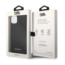 Karl Lagerfeld 3D Monogram Apple iPhone 14 Plus hátlap tok, fekete
