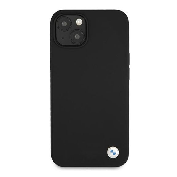 BMW Silicone Signature Apple iPhone 13 hátlap tok, fekete