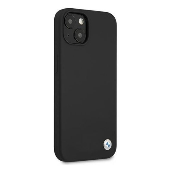 BMW Silicone Signature Apple iPhone 13 hátlap tok, fekete