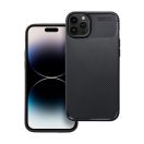Forcell Carbon Premium Apple iPhone 14 Plus karbon mintás szilikon tok, fekete