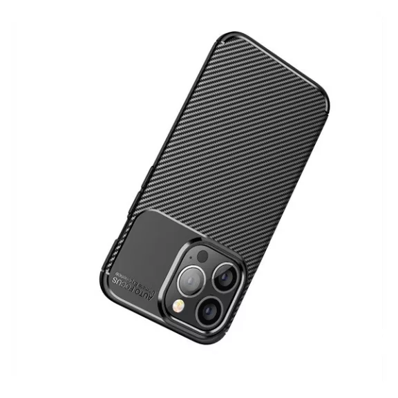 Forcell Carbon Premium Samsung Galaxy A13 5G / A04S karbon mintás szilikon tok, fekete