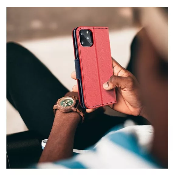 Fancy Samsung Galaxy A34 5G  flip tok, piros-kék