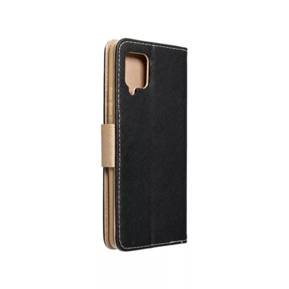 Fancy Samsung Galaxy A54 5G  flip tok, fekete-arany