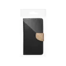 Fancy Samsung Galaxy A54 5G  flip tok, fekete-arany