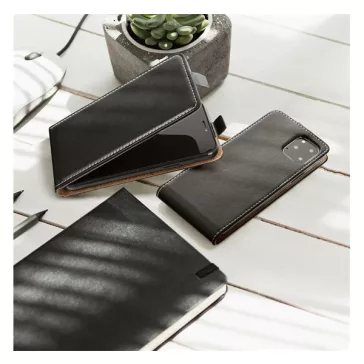 Flip tok szilikon belsővel Samsung Galaxy A34 5G , fekete