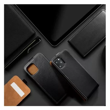 Flip tok szilikon belsővel Samsung Galaxy A34 5G , fekete