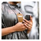 Flip tok szilikon belsővel Samsung Galaxy A34 5G , fekete