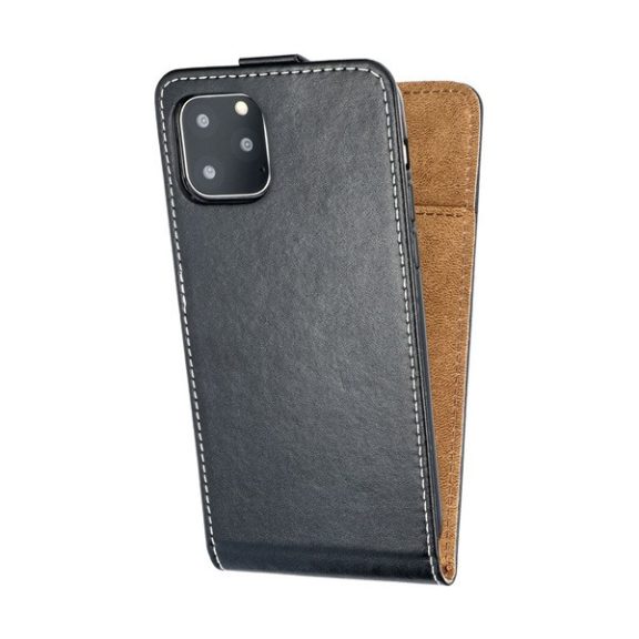 Flip tok szilikon belsővel Samsung Galaxy A34 5G , fekete