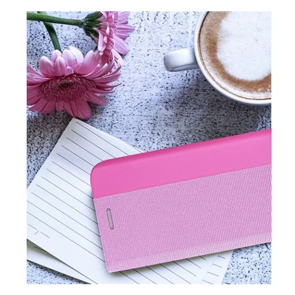 Forcell Sensitive mágneses flip tok Samsung Galaxy A14 5G , rózsaszín