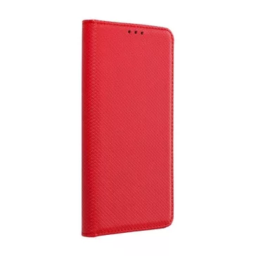 Magnet Samsung Galaxy A14 4G  mágneses flip tok, piros