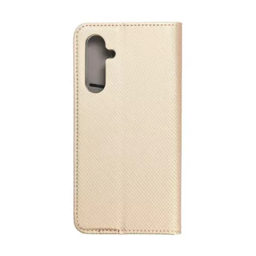 Magnet Samsung Galaxy A54 5G  mágneses flip tok, arany
