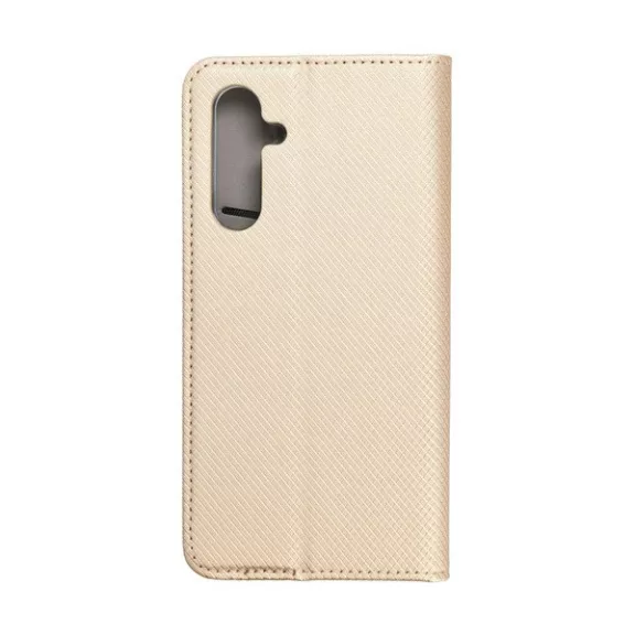 Magnet Samsung Galaxy A54 5G  mágneses flip tok, arany