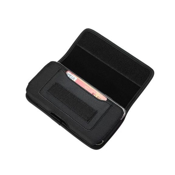 Forcell Oxford univerzális álló övre tehető tok, Apple iPhone 8/12 mini/13 mini/Samsung Galaxy A53