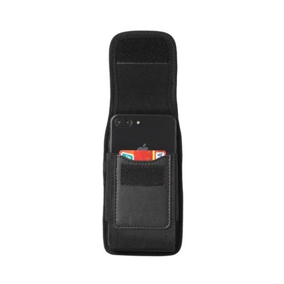 Forcell Oxford univerzális álló övre tehető tok, Apple iPhone 8/12 mini/13 mini/Samsung Galaxy A53