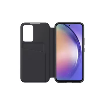   Samsung Galaxy A34 5G Smart View Wallet, gyári flip tok, fekete, EF-ZA346CB