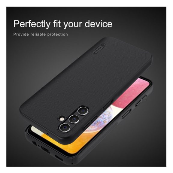 Nillkin Super Frosted Samsung Galaxy A14 4G műanyag tok, Fekete