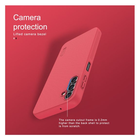 Nillkin Super Frosted Samsung Galaxy A14 4G műanyag tok, Fekete