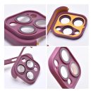 Mini bumper szilikon tok, Apple iPhone 12 Pro, cseresznye