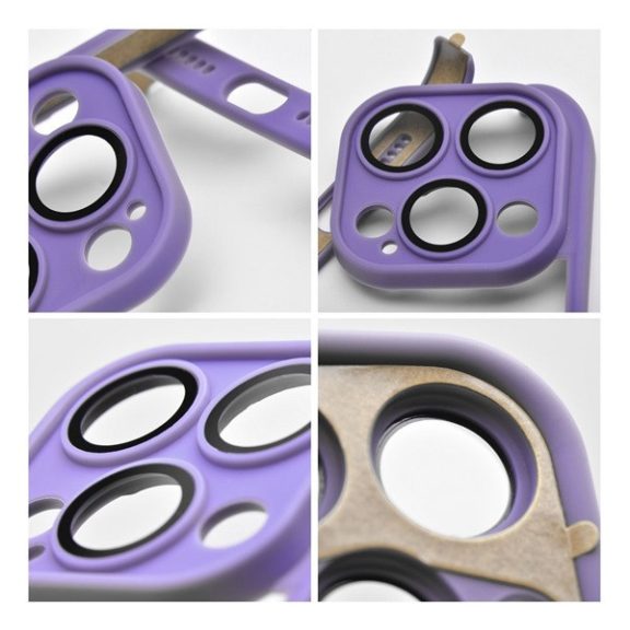 Mini bumper szilikon tok, Apple iPhone 13 Pro, lila