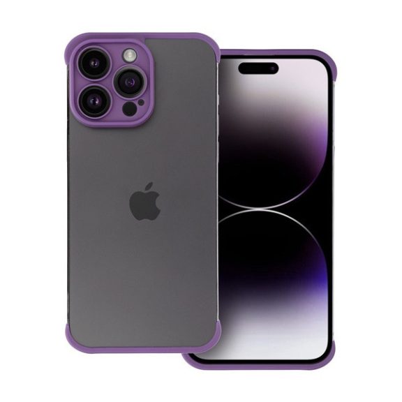 Mini bumper szilikon tok, Apple iPhone 14, lila