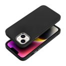 Frame Apple iPhone 14 Plus közepesen ütésálló tok kameravédő kerettel, fekete