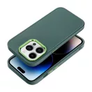 Frame Apple iPhone 14 Pro közepesen ütésálló tok kameravédő kerettel, zöld