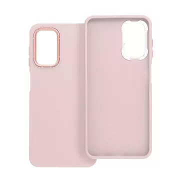   Frame Samsung Galaxy A13 5G/A04S közepesen ütésálló tok kameravédő kerettel, rózsaszín