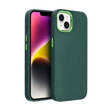   Frame Samsung Galaxy A14 4G/A14 5G  közepesen ütésálló tok kameravédő kerettel, zöld
