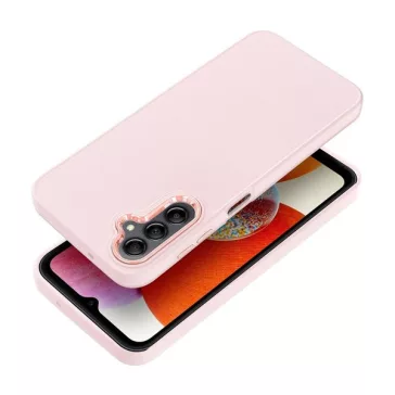   Frame Samsung Galaxy A14 4G/A14 5G  közepesen ütésálló tok kameravédő kerettel, rózsaszín