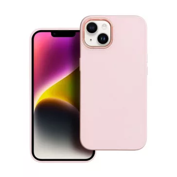   Frame Samsung Galaxy A14 4G/A14 5G  közepesen ütésálló tok kameravédő kerettel, rózsaszín