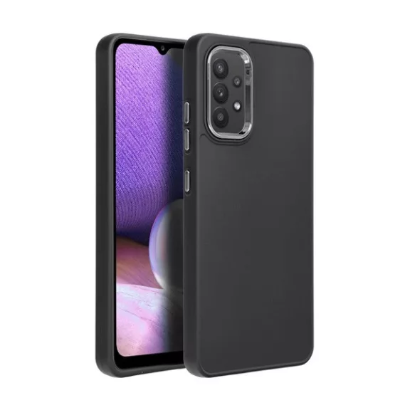 Frame Samsung Galaxy A32 LTE ( 4G ) közepesen ütésálló tok kameravédő kerettel, fekete