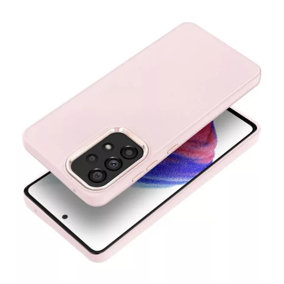 Frame Samsung Galaxy A52 5G/A52 LTE ( 4G )/A52s 5G közepesen ütésálló tok kameravédő kerettel, rózsaszín