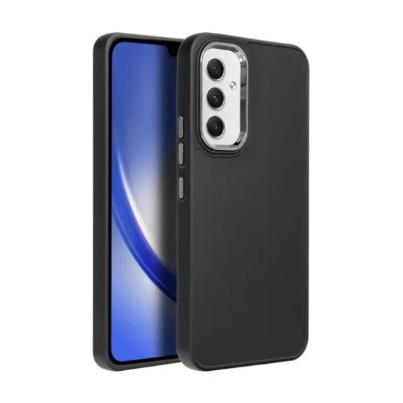 Frame Samsung Galaxy A54 5G közepesen ütésálló tok kameravédő kerettel, fekete