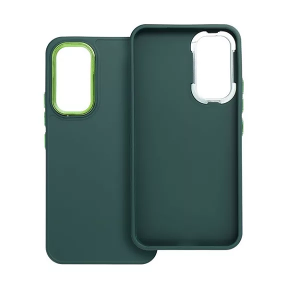 Frame Samsung Galaxy A54 5G közepesen ütésálló tok kameravédő kerettel, zöld