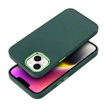   Frame Xiaomi Redmi Note 12 Pro 5G közepesen ütésálló tok kameravédő kerettel, zöld