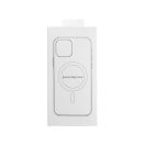 Electro Mag Apple iPhone 14 Pro Max MagSafe szilikon tok kameravédő-lencsével, ezüst