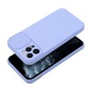 Slide Apple iPhone 12 Pro, kameravédős szilikon tok, levendula