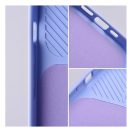 Slide Apple iPhone 13 Pro Max, kameravédős szilikon tok, levendula