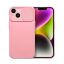Slide Apple iPhone 14, kameravédős szilikon tok, rózsaszín