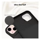 Slide Apple iPhone 14 Pro, kameravédős szilikon tok, fekete