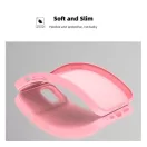 Slide Apple iPhone 14 Pro, kameravédős szilikon tok, rózsaszín