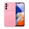 Slide Samsung Galaxy A14 5G/A14 4G, kameravédős szilikon tok, rózsaszín