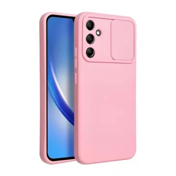   Slide Samsung Galaxy A34 5G, kameravédős szilikon tok, rózsaszín