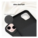 Slide Xiaomi Redmi 9C, kameravédős szilikon tok, fekete