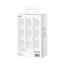 Baseus GaN5 Pro hálózati töltő 2xUSB-C + USB-A, USB-C-USB-C kábellel, 65W, fehér