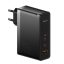 Baseus GaN5 Pro hálózati töltő 2xUSB-C + USB-A, 140W, fekete