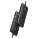 Baseus Lite Hub 4in1 USB-C, 4x USB-A 3.0+USB-C, 25cm , fekete