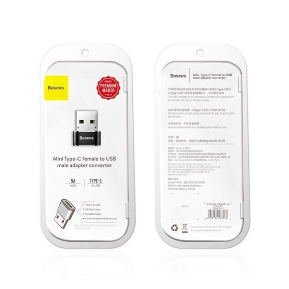 Baseus Mini USB-A - USB-C adapter