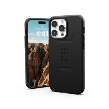   UAG Civilian MagSafe Apple iPhone 15 Pro Max hátlap tok, fekete